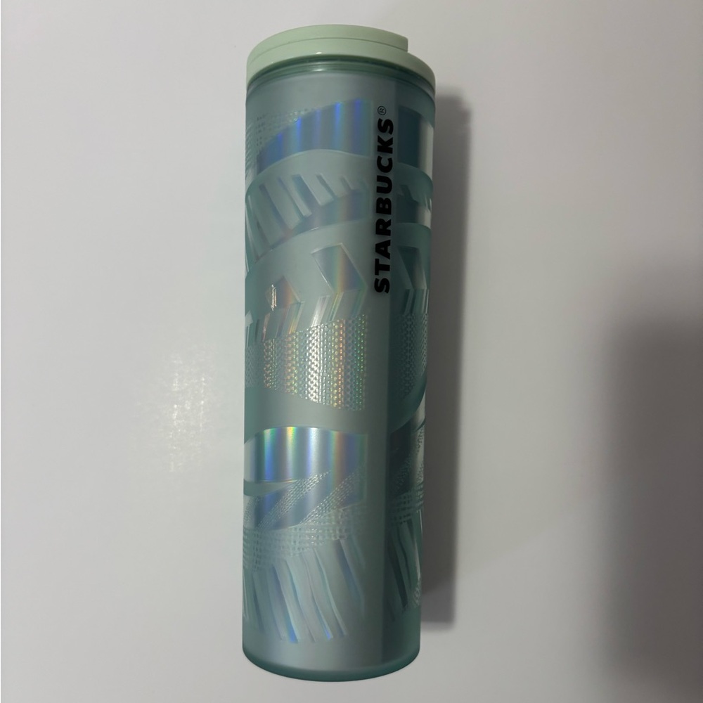 Starbucks 2021 16 Oz Cold/Hot Cup Tumbler W/ Sip Lid - Icy Ribbon